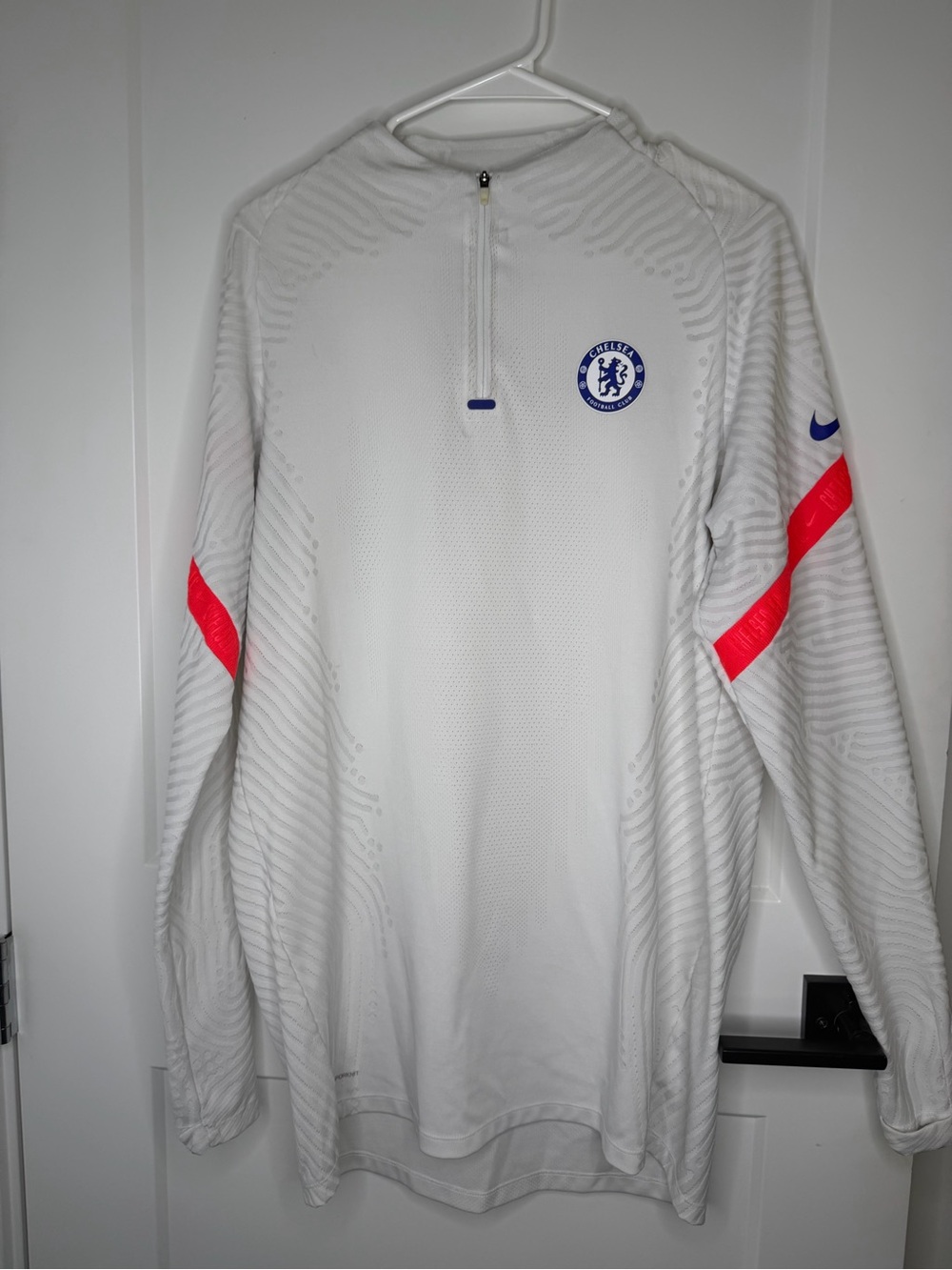Chelsea FC Dri Fit Strike Men's White Training Pullover by Nike